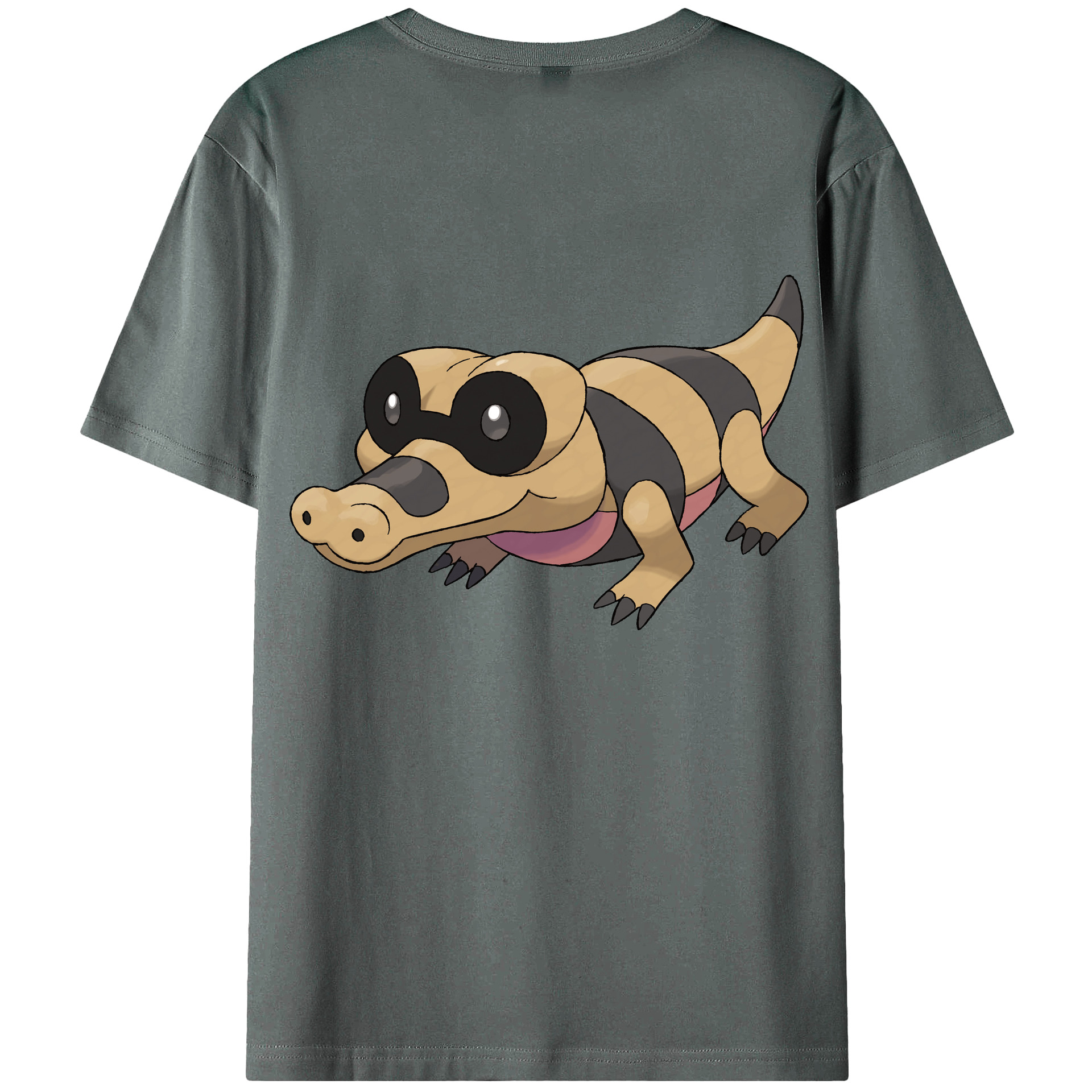 （画像用） ポケットモンスター Pokémon 綿100％ メンズ半袖Tシャツ（バックプリント） 通気性